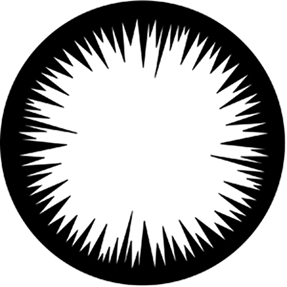 Rosco Jagged Vingette Gobo # 77614