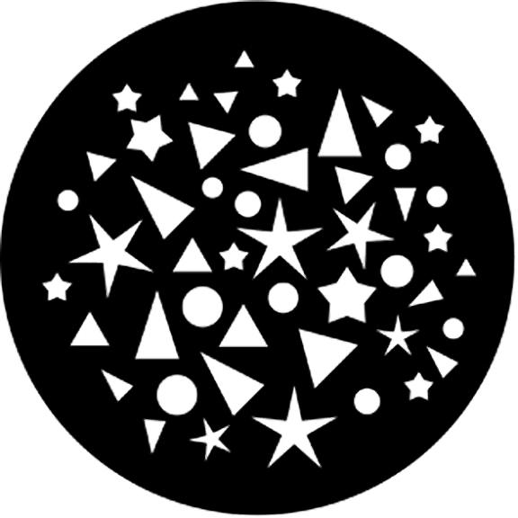 Rosco Shapes Breakup 1 Gobo # 77636