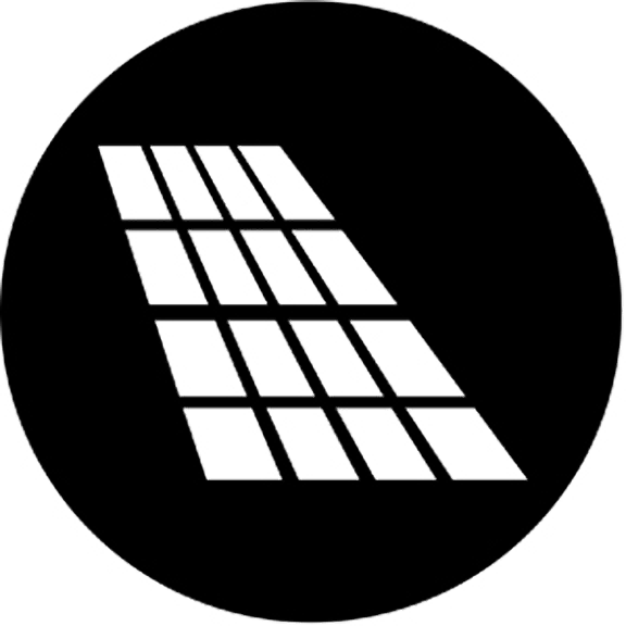 Rosco Double Hung Shadow Gobo # 77643