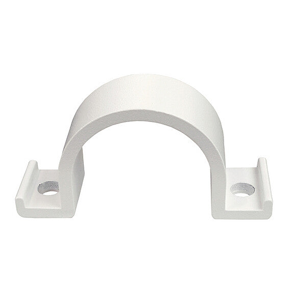 Mega-Pipe Strap, White Powder Coat Finis