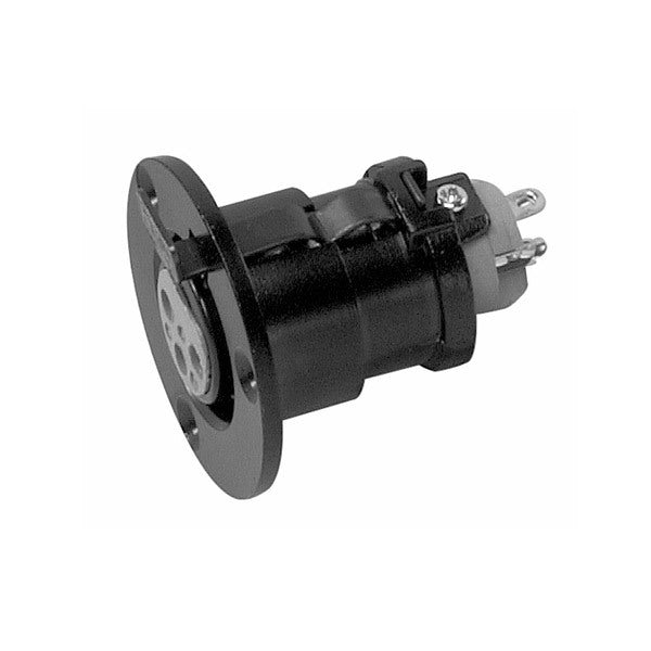 MZT 30 L 5-pin XLR Female Flange Mount