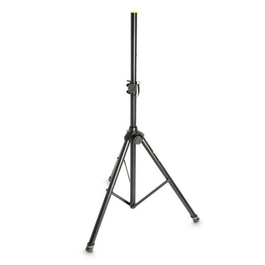 GRAVITY Speaker Stand 35 mm aluminium, 110 lb load - Up to 6.3 ft, BLACK