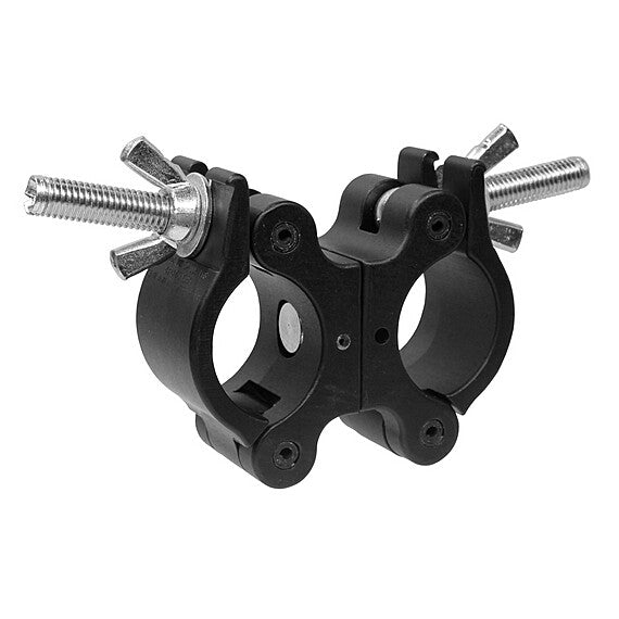 Mega-Coupler, Swivel, Pinned, Stainless Steel, Black Anodized