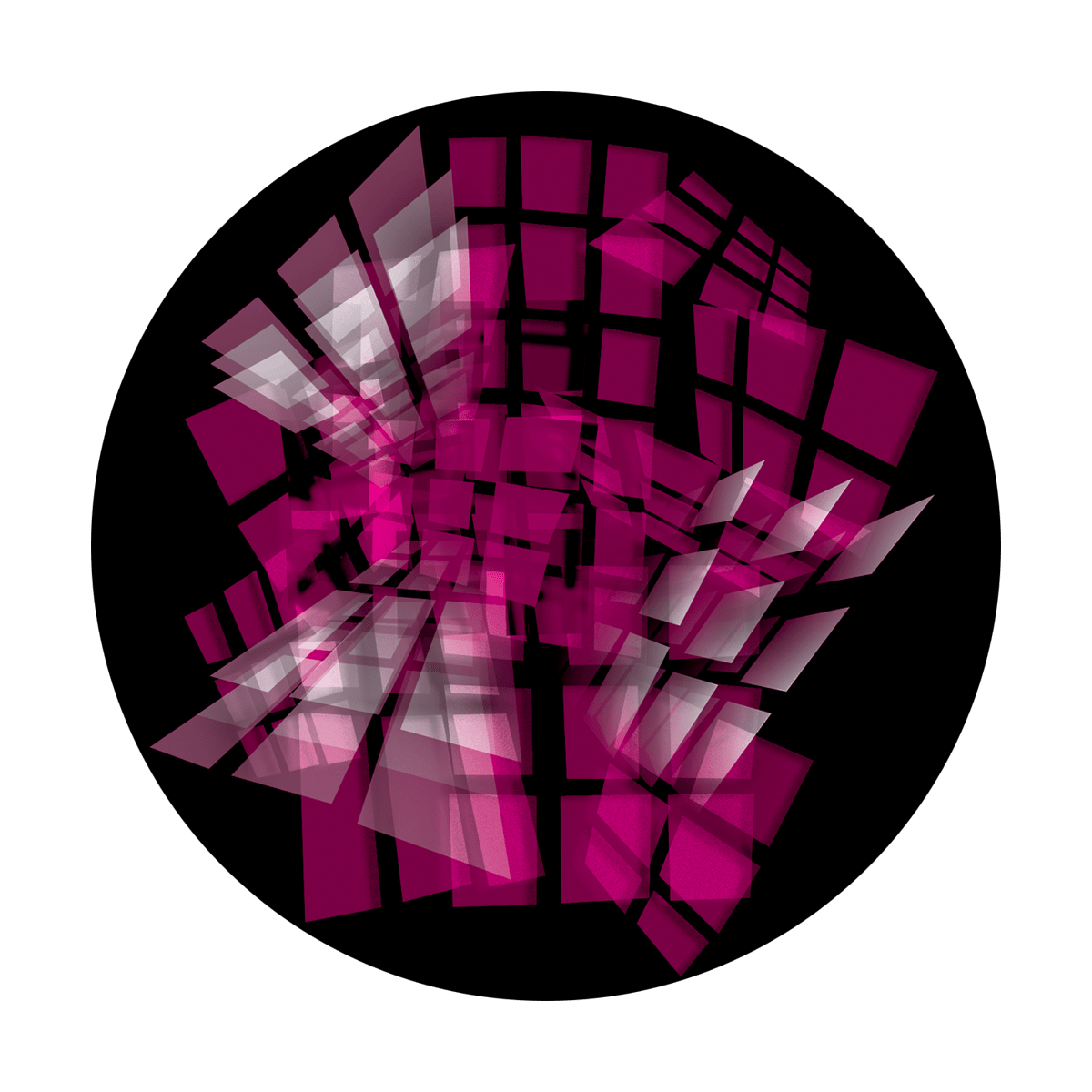 C2-0121 Magenta Window Maze