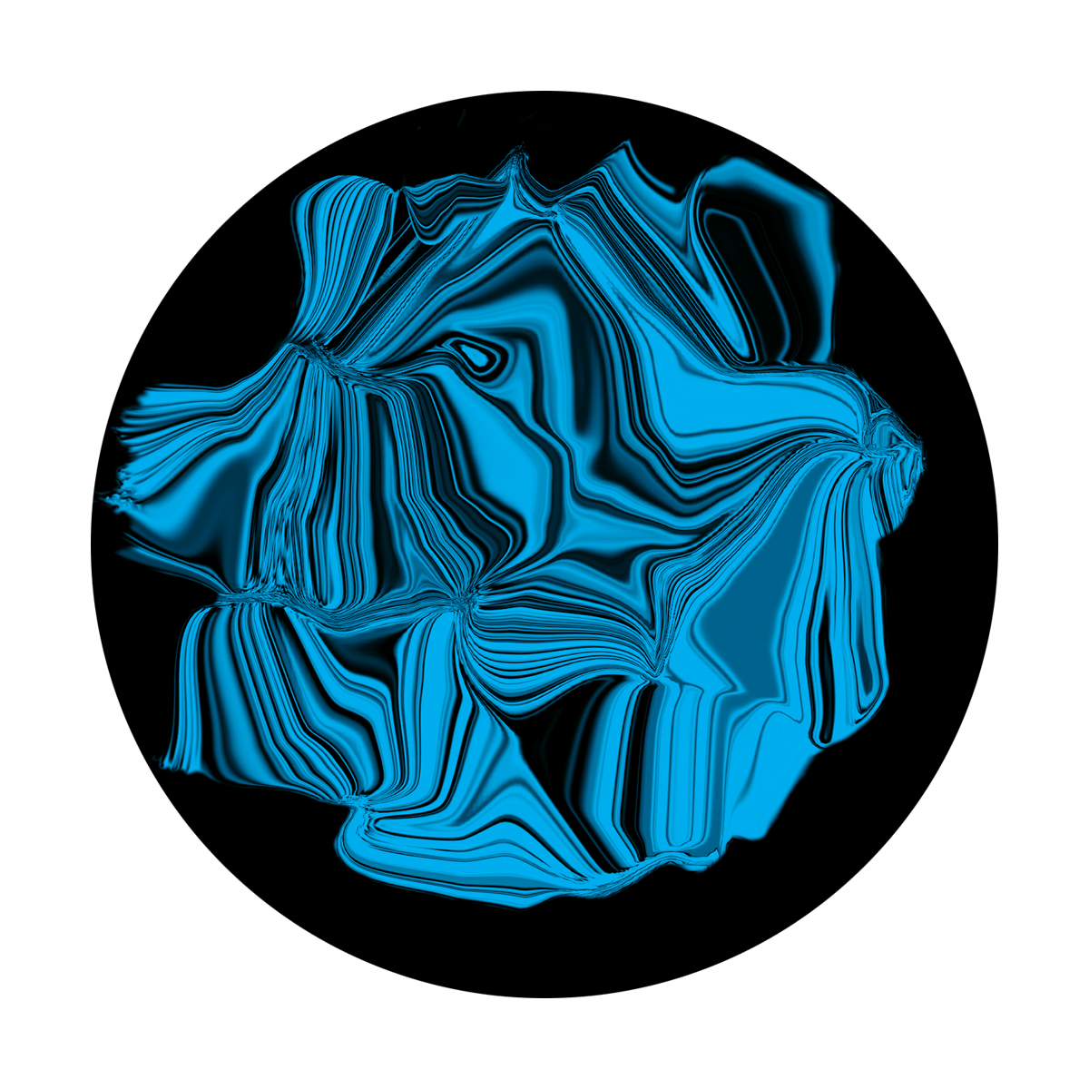 C2-1111 Blue Distortion