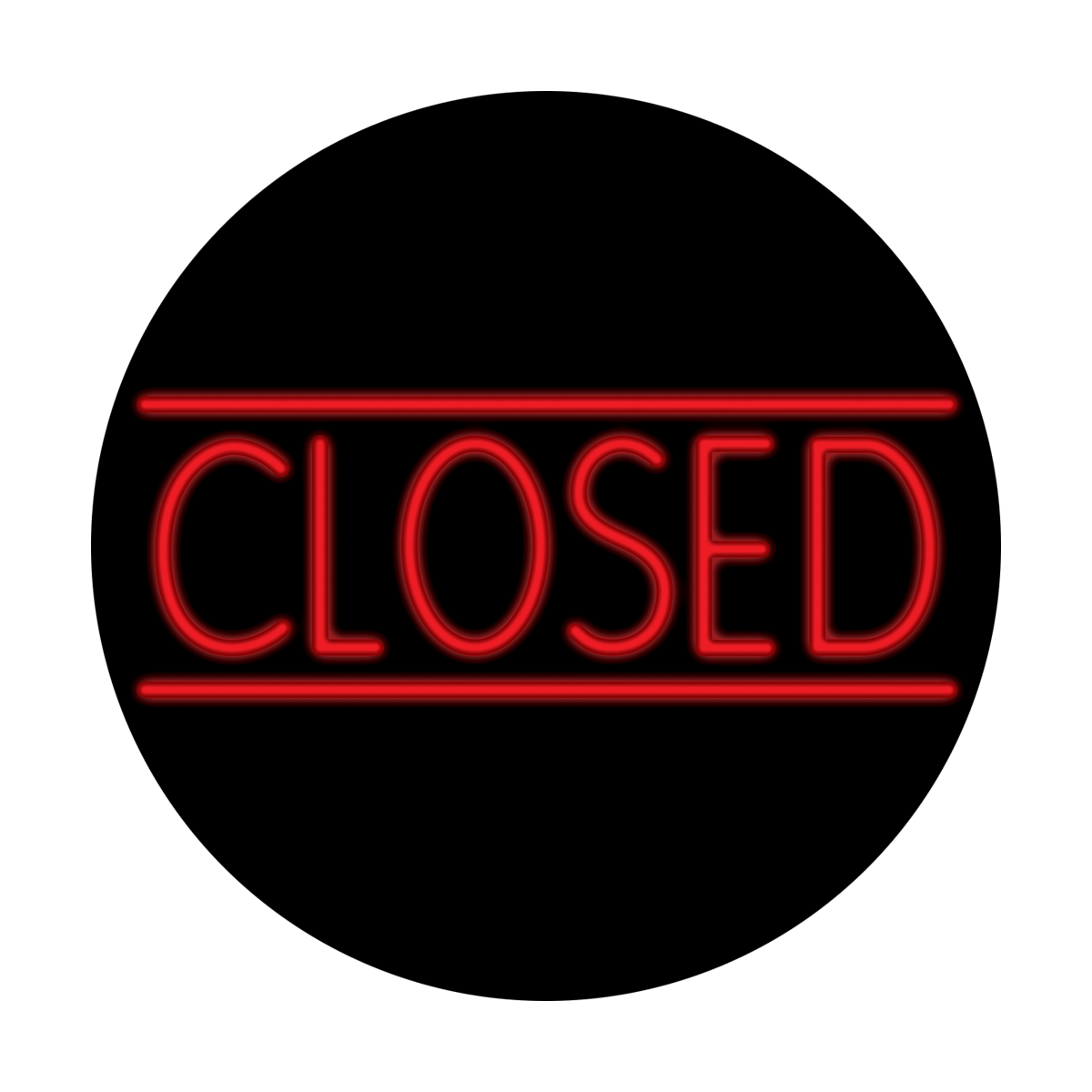 C2-1124 Closed Neon Sign