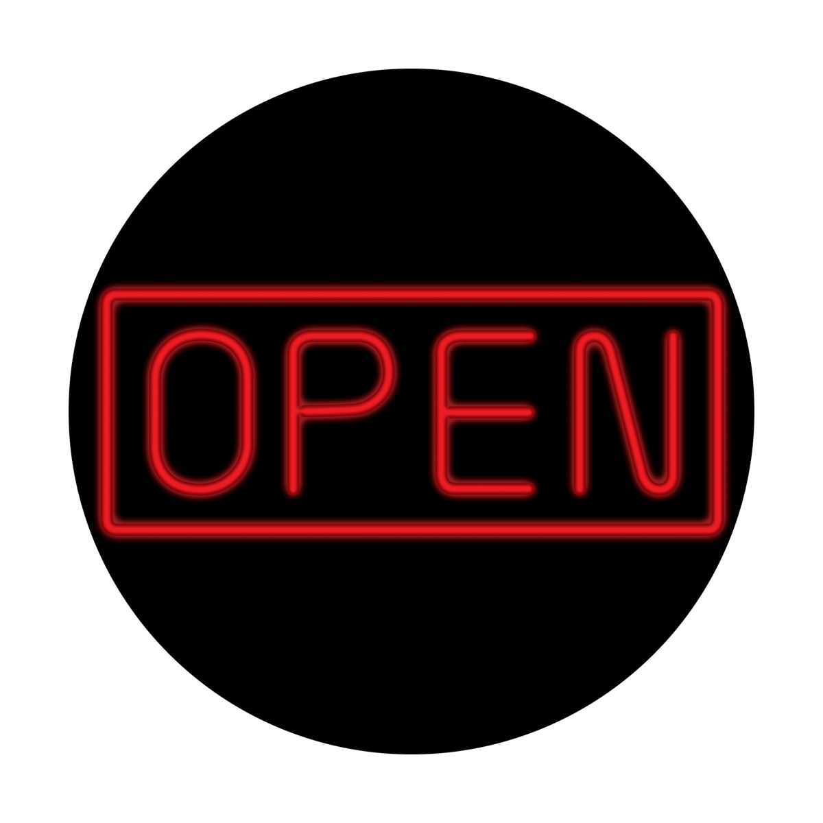 C2-1129 Open Neon Sign