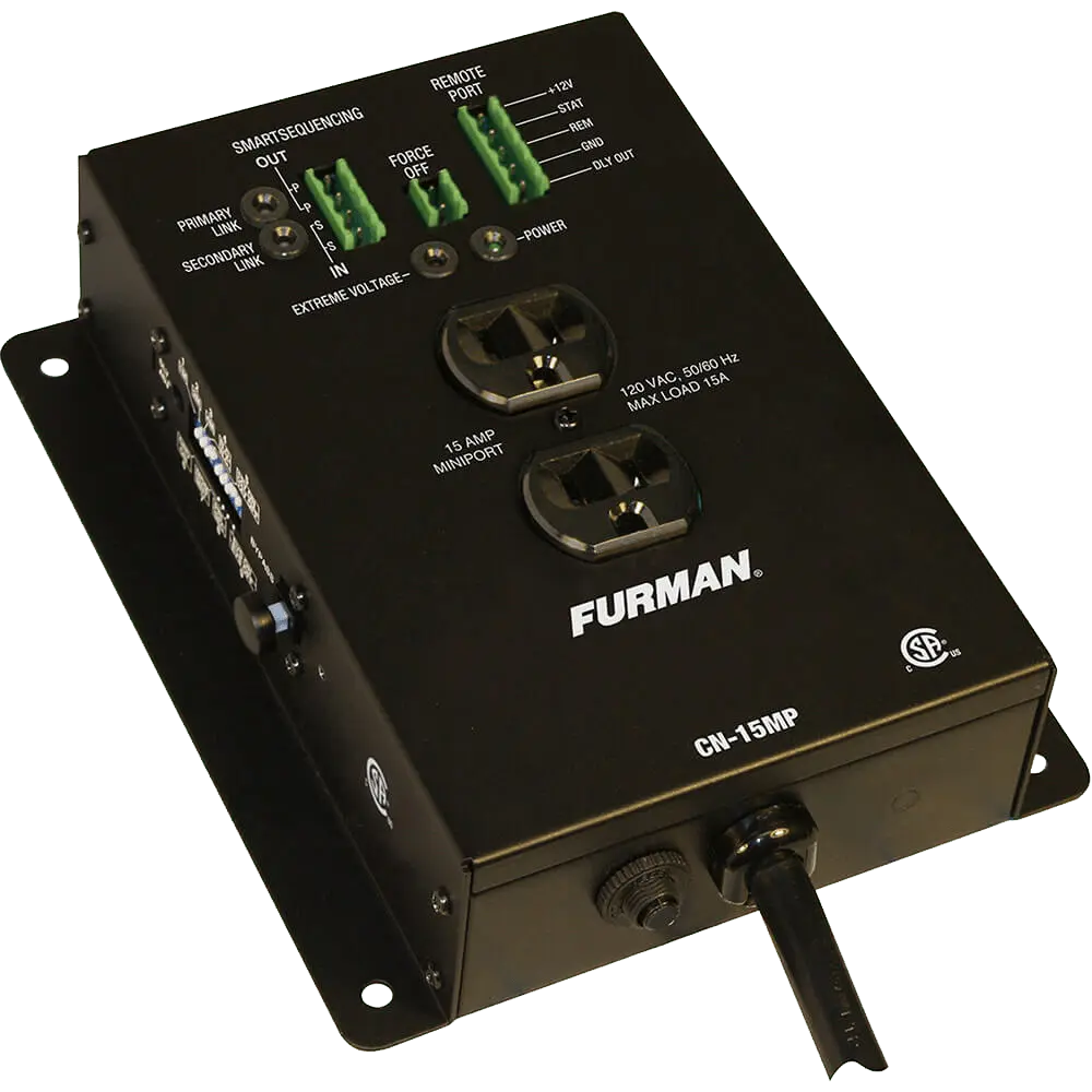 Furman CN-15MP 15A Remote Duplex MiniPort with SmartSequencing