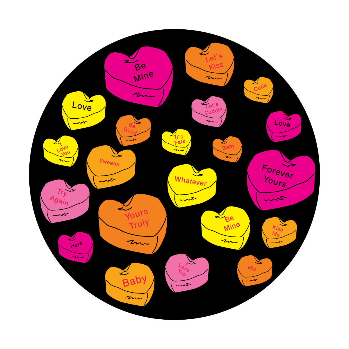 CS-0142 Candy Hearts