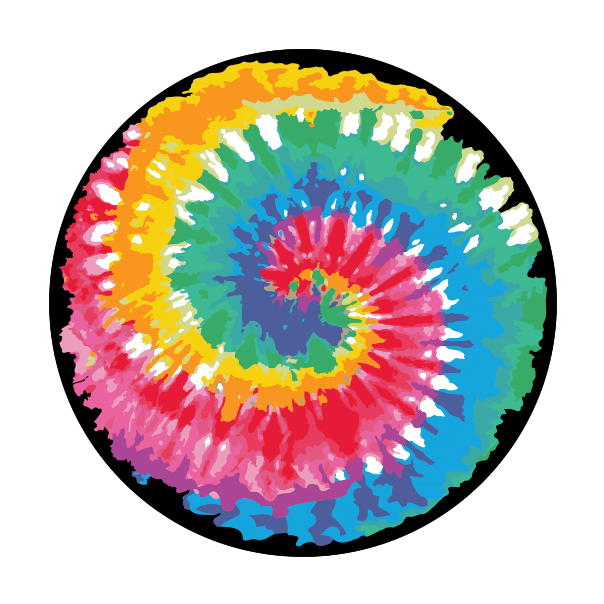CS-3517 Tie Dye Spiral
