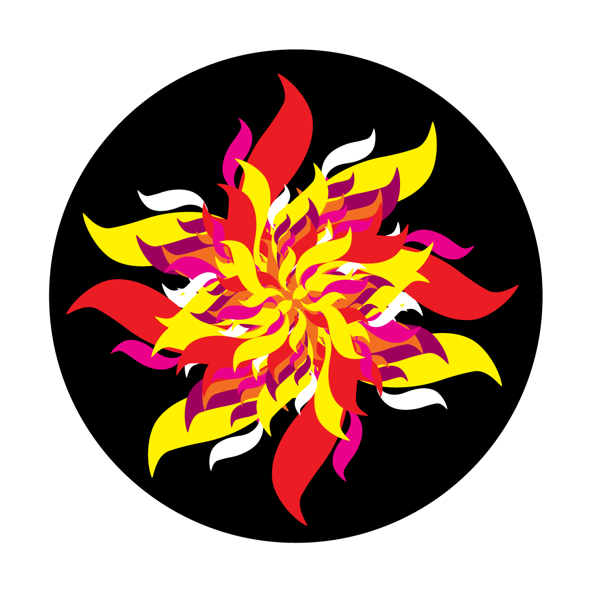 CS-3525 Tribal Flowers