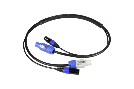 Blizzard Cool Cable Combo Cable -  DMX 3-pin / PowerCON