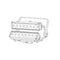 ETC CSL1DY-1 ColorSource Linear 1 Double Yoke Kit, White