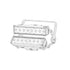 ETC CSL1DY-1 ColorSource Linear 1 Double Yoke Kit, White
