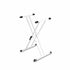 GRAVITY Keyboard Stand X Form Double - White