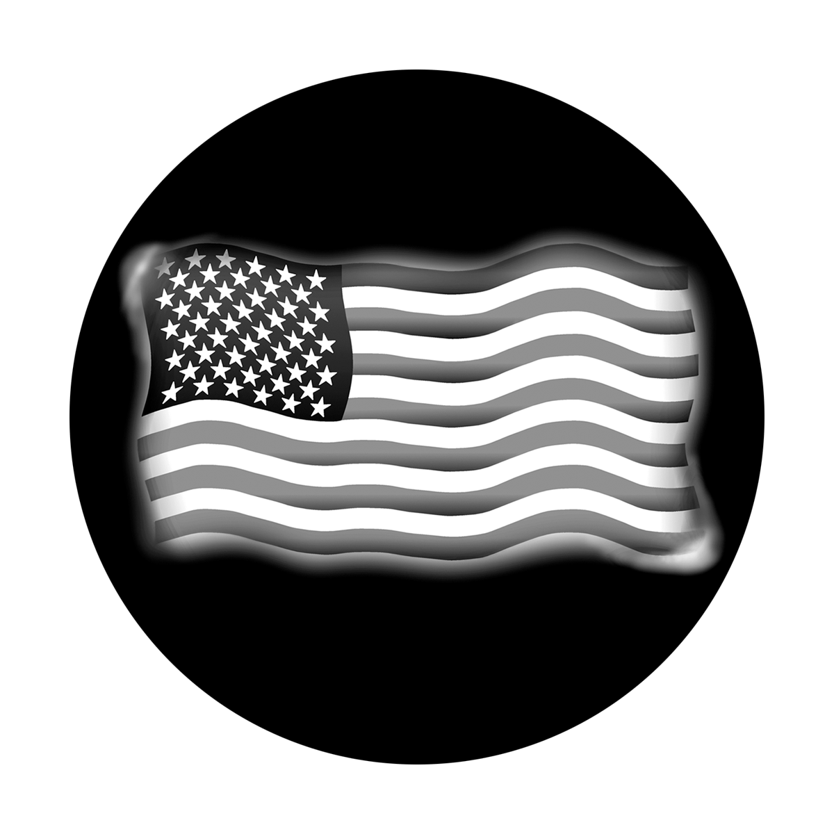 HE-1083 Flowing U.S. Flag