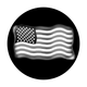 HE-1083 Flowing U.S. Flag