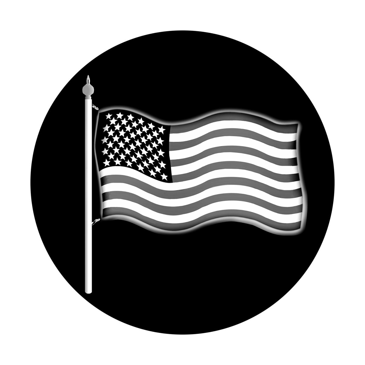 HE-1217 Flag and Staff