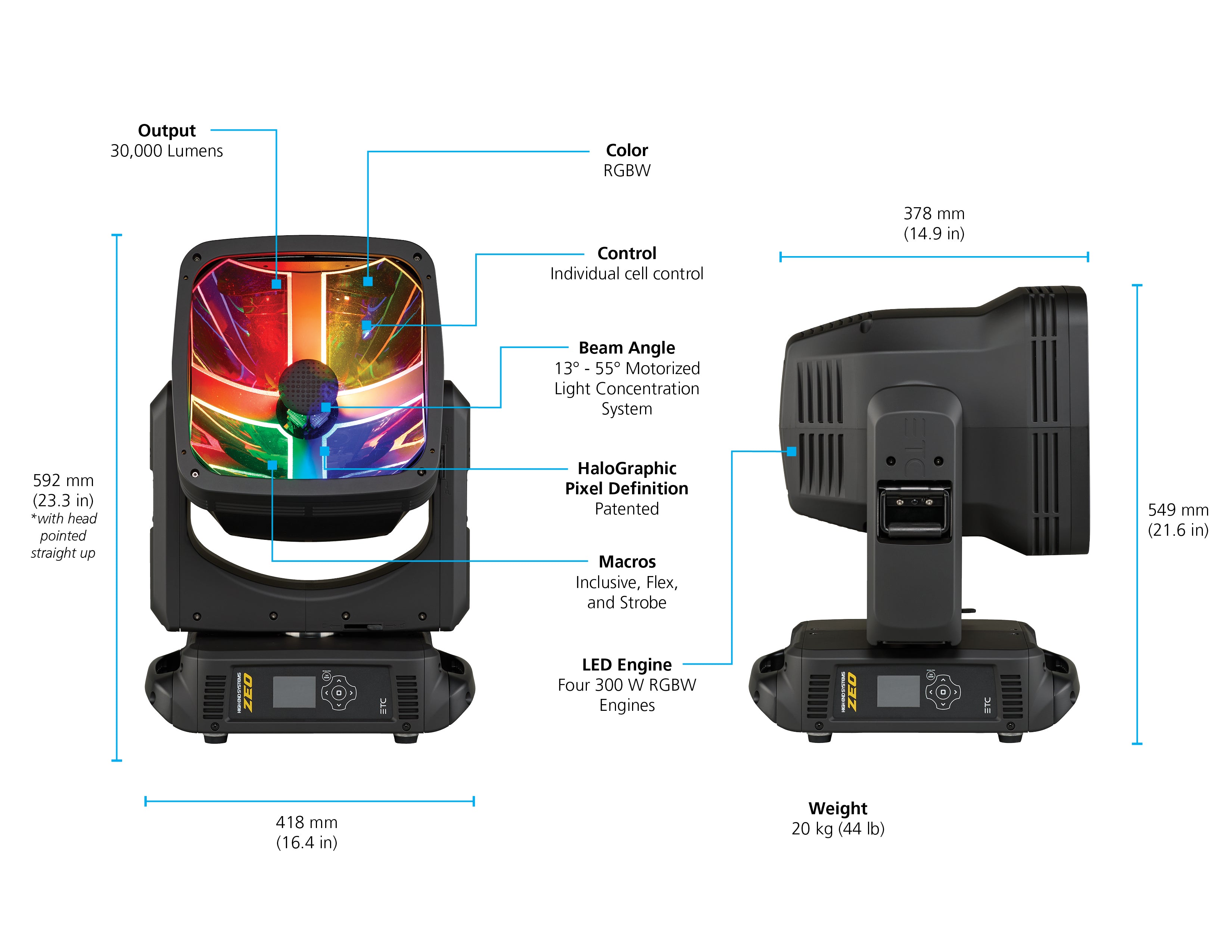 HES ZEO LED Moving Head