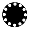 ME-2040 Dots in Circle Medium