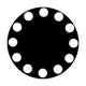 ME-2040 Dots in Circle Medium