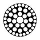 ME-2111 Dots Pattern Round