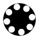 ME-2290 Dots In Circle Large
