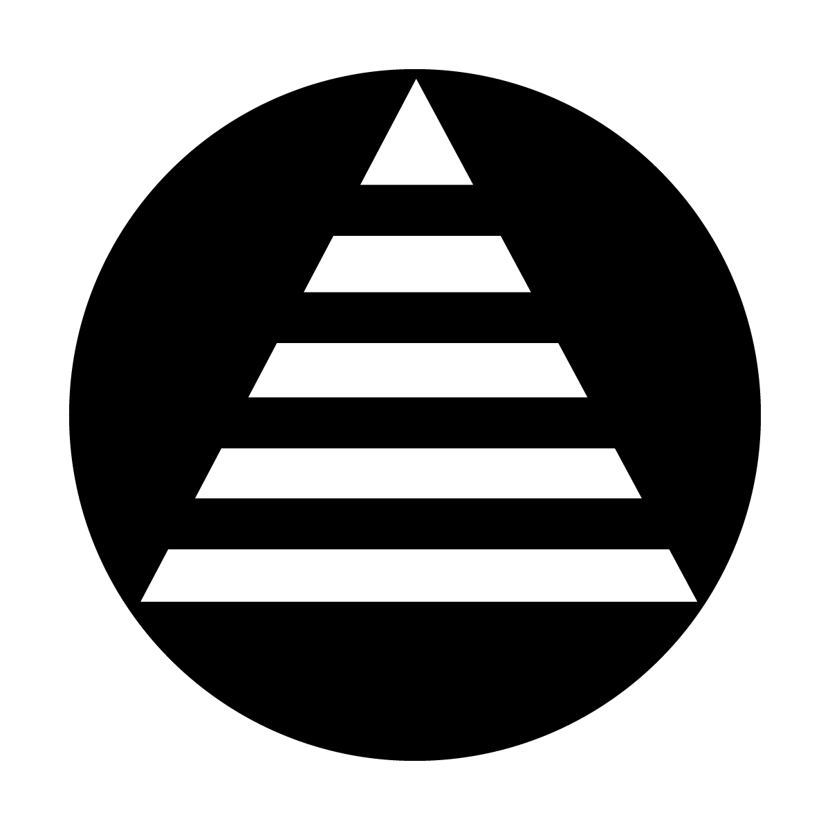 ME-2380 Striped Triangle