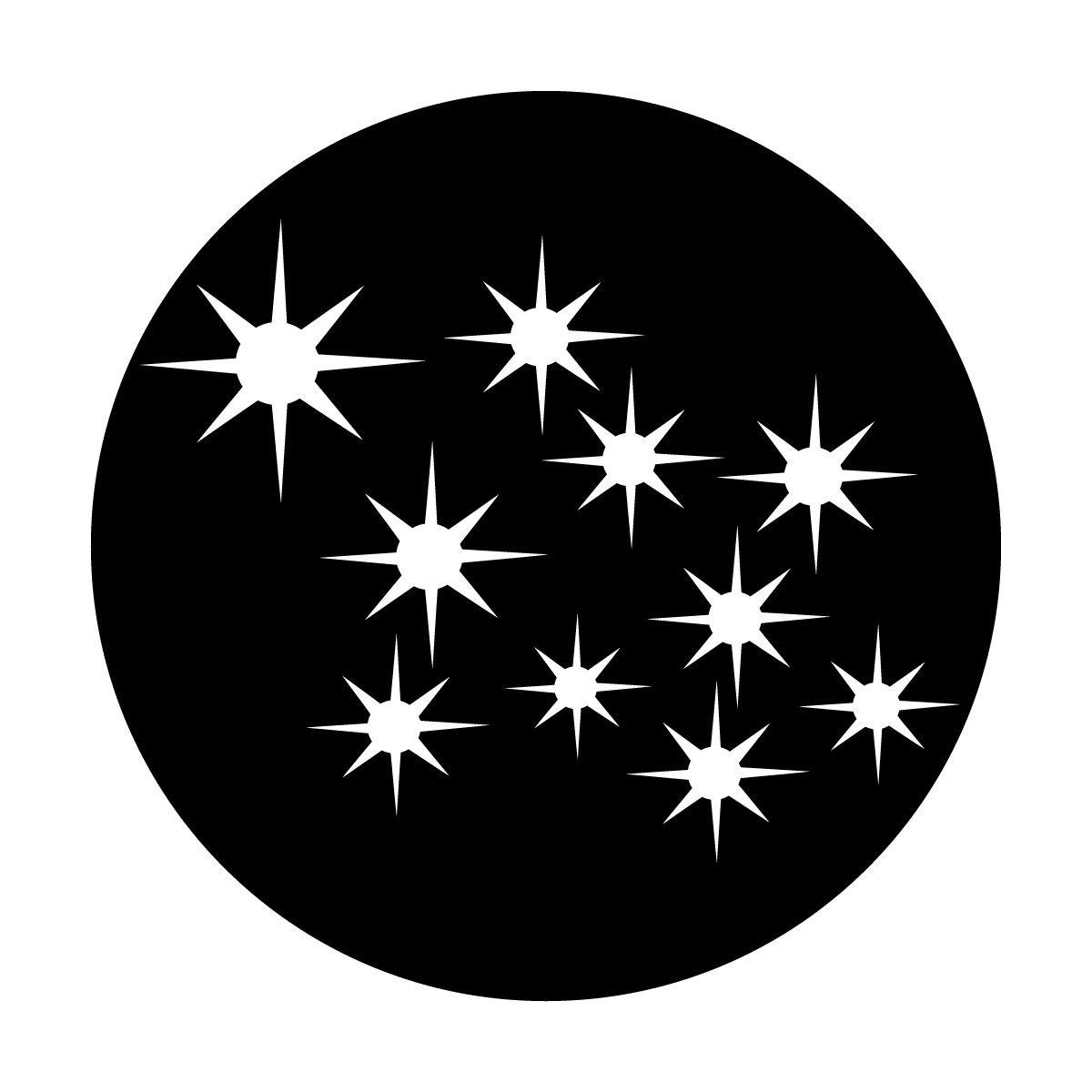 Solstar Gobos Metal Gobo | Solar Stars – Gear Shop
