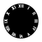ME-2505 Clock Roman Numeral