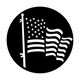 ME-3533 American Flag White