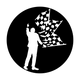 ME-4083 Sports Car - Racing Man with Flag