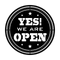 ME-9174 Yes We Are Open