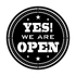 ME-9174 Yes We Are Open