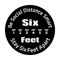 ME-9177 Stay Six Feet Apart