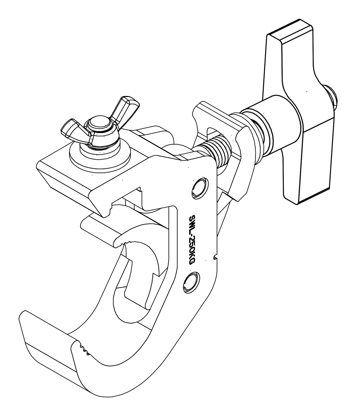 MEGALite BLACK MAGNUM CLAMP