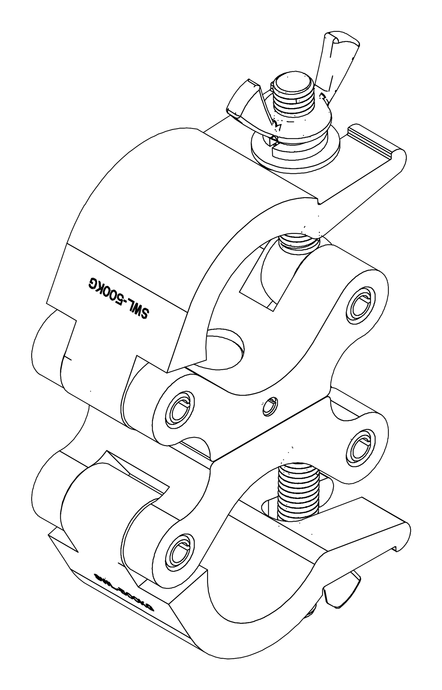 MEGALite PHAT SWIVEL DOUBLE CLAMP