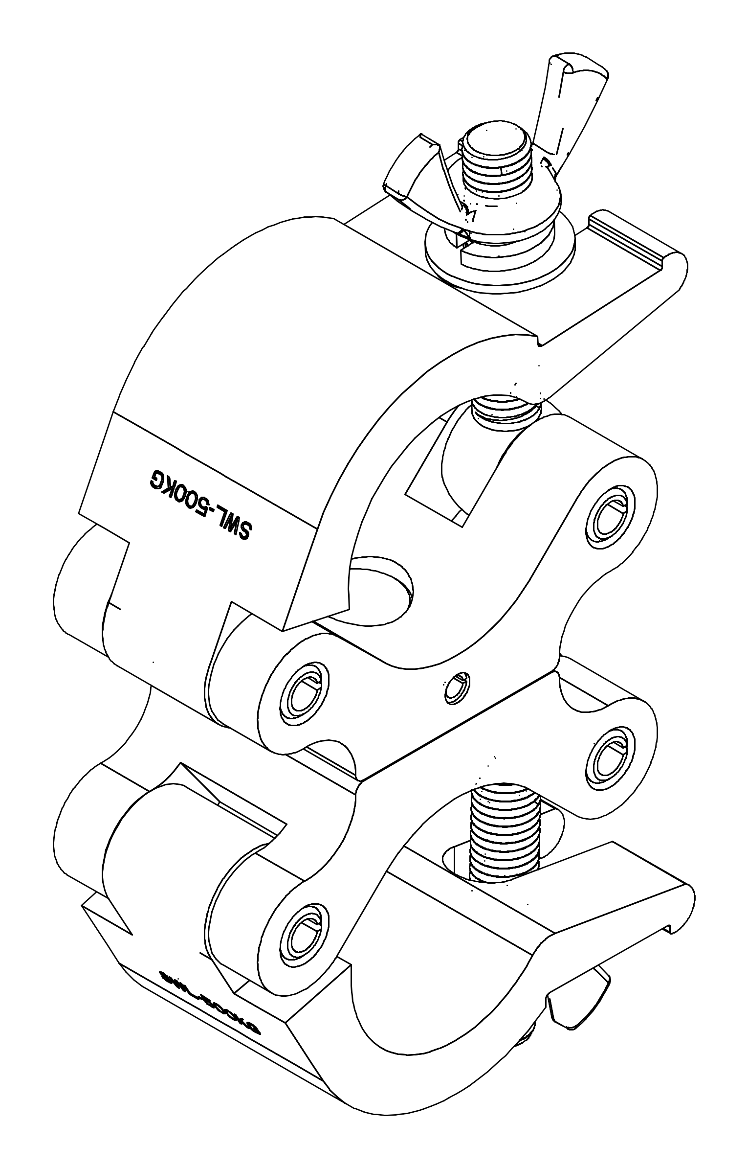 MEGALite PHAT SWIVEL DOUBLE CLAMP