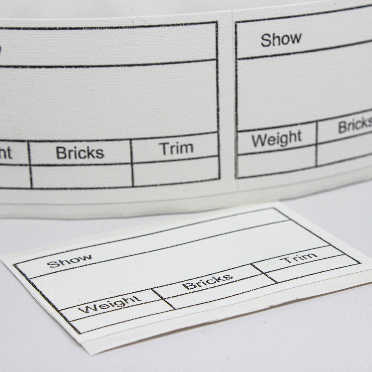 Pro Gaff Flyhouse Rigging Labels