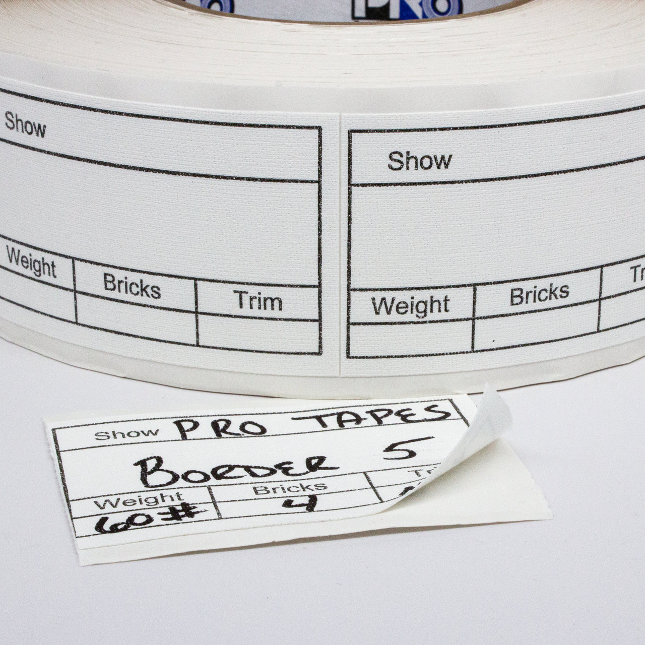 Pro Gaff Flyhouse Rigging Labels