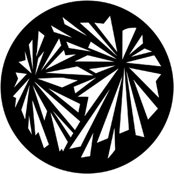 Rosco Geometric Explosion Gobo # 71028