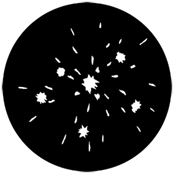Rosco Fireworks 3B Gobo # 73652