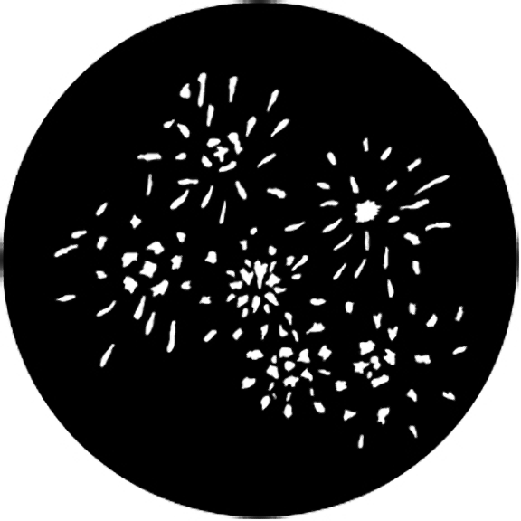 Rosco Fireworks 3D Gobo # 73654
