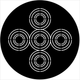Rosco Symmetric 13 Gobo # 74013