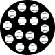 Rosco Tennis Balls Gobo # 76510