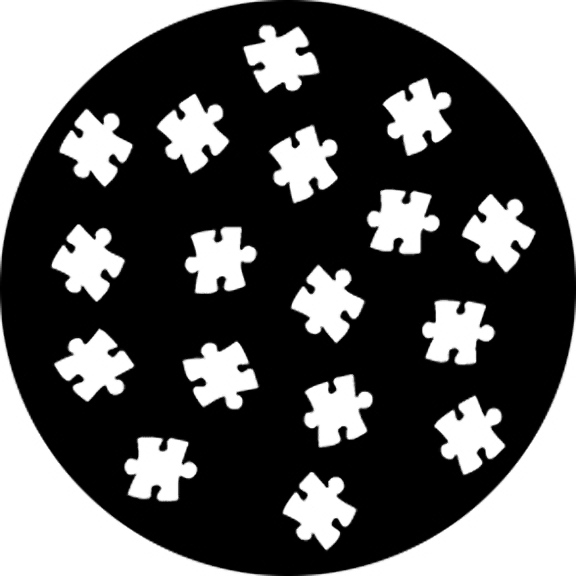 Rosco Jigsaw Pieces Gobo # 76513