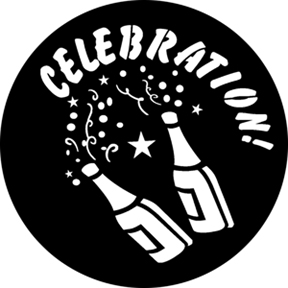 Rosco Lets Celebrate Gobo # 76533