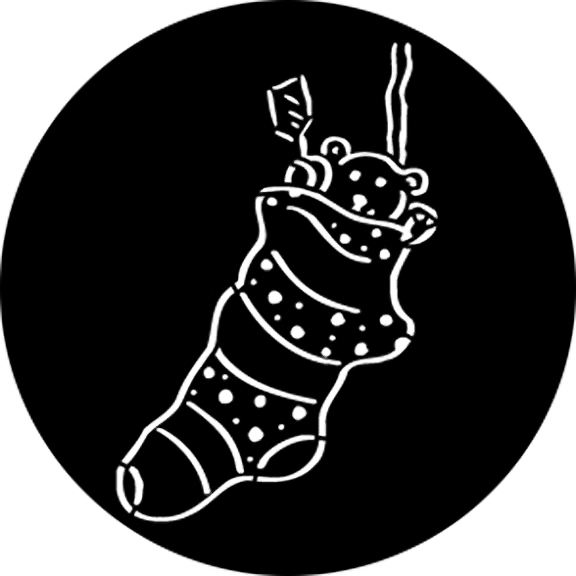 Rosco Xmas Stocking Gobo # 76541