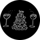 Rosco Wedding Cake Gobo # 76544