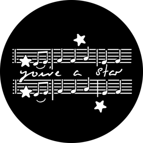 Rosco You're a Star Gobo # 76554